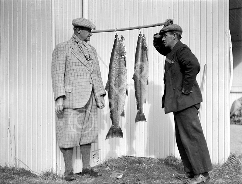 Trout fishermen. #