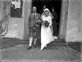 Hamish Paterson (1904-1982), Chartered Architect based at 17 Queensgate, Inverness, married Florence Margaret Ross (1909-1987) in 1940. (see also 24194a and 24194b). Hamish had a twin brother called Hector Paterson (see image ref: 37284). Hamish was the son of famous photographer Andrew Paterson (1877-1948). 