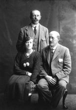 Mr Donald MacBean, Ardersier, standing. Seated man is A. MacBean.