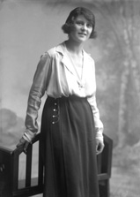 Miss Ross, St. Duthus, Tain c.1922. 
