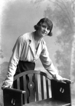 Miss Ross, St. Duthus, Tain c.1922. 