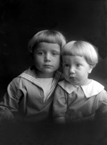 Mrs William MacLennan, Virginia, USA. William MacLennan (1918-1981) and his brother George  (1920-2001), during a visit to Inverness in the 1920s. They were nephews of the famous photographer Andrew Paterson (1877-1948).  