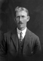 Mr Alex Mackenzie, shepherd, Balloch, Oykell, by Lairg. Damaged plate. 