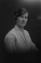 Sister Moodie, Inverness Sanatorium, Invergarry (Original slide cracked).     