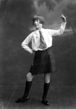 Dancing girl, October 1925. #
