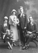 Donaldson, Lochalsh Road, wedding group.