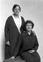 Miss Macrae (seated), Miss MacLean (standing). See also ref: 26036.