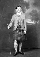 Lt C.A.R MacRae, Seaforth Highlanders, Salamanca Barracks, Aldershot, June 1927. MacRae was mentioned in the Ross-shire Journal of 31st July 1942: 'Major C.A.R Macrae, The Seaforth Highlanders (attached Camerons), who has been reported missing in Libya, June 1942, is a well known officer of the County Regiment, who, before the war, was on a tour of duty at Fort George. His wife, Mrs Macrae, at Joymount Court, Carrickfergus, County Antrim, will be grateful for any information that may be contained in personal letters to people in the North.' An appended handwritten note states: '19th June, 1944 - Reported safe in Switzerland.' Information sourced from http://www.rossandcromartyheritage.org 