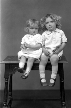 Two children.#