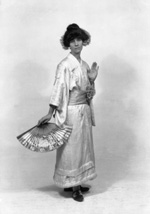 November 1927 production of 'The Geisha,' the story of a Japanese tea-house performed by the Northern Amateur Operatic Society. In the advert it was noted that prices would be increased for this attraction due to the lavish expense of the production (over ?200), in aid of the Queen Victoria Jubilee Institute for Nurses. #