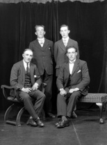 Possibly a father with three sons. #