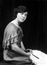 Miss Constance Paterson (1902-1975), the daughter of famous photographer Andrew Paterson (1877-1948). 