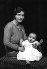 Mrs Whitelaw and child. 