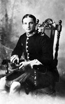 Man seated. Copy of original print made in Bedford. See 29223b_macleod for accompanying image on file. #       