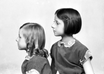 Two girls, July 1932. #