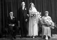 Bridal. The bride and bridesmaid also appear in ref: 29597a/b. #