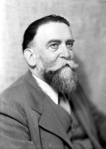 Dr Gordon Bottomley, poet and playwright born on 20th February 1874 at Eboracum Street, Keighley, Yorkshire. His favoured genre was verse drama with themes taken from Celtic and northern legend, including 'Tolmie Castle.' President of the Scottish Community Drama Association (1934 - 1948) and Vice President of the British Drama League. Bottomley died at Martinscote, Oare Wilcot, near Marlborough, Wiltshire, on 25th August 1948. (There is an image of a young boy under the same reference number, but no name is indicated). 