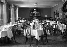 The Luncheon Rooms inside the Carlton Restaurant, circa May 1936. * 