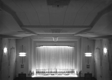 Palace Cinema, Huntly Street, Inverness, view from the balcony. Opened 21st November 1938 with 'Hard to Get' starring Dick Powell, after a ceremony performed by Provost Hugh Mackenzie. The Palace once seated 1,023 patrons. It closed in 1963 and became a bingo hall until it was finally demolished in 2010. *