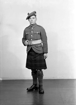 Pte A. Shields, Cameron Highlanders, Northern Meeting Rooms.