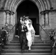 Roma Conn - Joe Morris bridal, Crown Church,  Inverness. 
