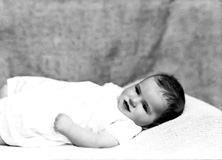 Baby William Paterson, Seaview, North Kessock, 1940.