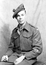 L/Cpl R.A Adams, Seaforth Highlanders of Canada, 1st Canadian Division. 