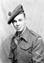 L/Cpl R.A Adams, Seaforth Highlanders of Canada, 1st Canadian Division. 