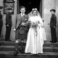 Lewis Owen Nairn - Sheila Margaret Third wedding, 5th February 1958, West Parish Church, Huntly Street.