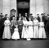 Lewis Owen Nairn - Sheila Margaret Third wedding, 5th February 1958, West Parish Church, Huntly Street.