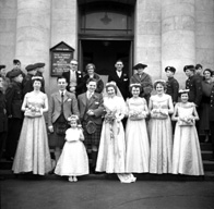 Lewis Owen Nairn - Sheila Margaret Third wedding, 5th February 1958, West Parish Church, Huntly Street.