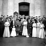 Lewis Owen Nairn - Sheila Margaret Third wedding, 5th February 1958, West Parish Church, Huntly Street.