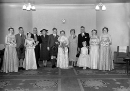 Lewis Owen Nairn - Sheila Margaret Third wedding, 5th February 1958, West Parish Church, Huntly Street.