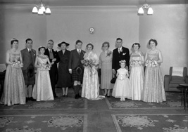 Lewis Owen Nairn - Sheila Margaret Third wedding, 5th February 1958, West Parish Church, Huntly Street.