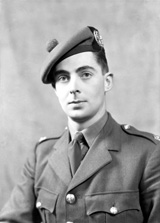 Lt J. Donaldson, Liverpool Scottish, Cameron Barracks. (HMFG) 