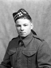 Pte Taylor, Seaforth Highlanders. (HMFG) 