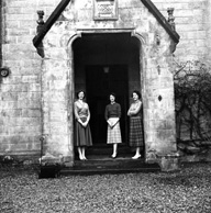 Rosemary, Joyce and Jannetta Cameron at Glengarry Castle Hotel. # 