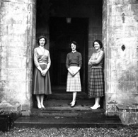 Rosemary, Joyce and Jannetta Cameron at Glengarry Castle Hotel. # 