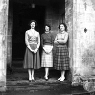 Rosemary, Joyce and Jannetta Cameron at Glengarry Castle Hotel. # 