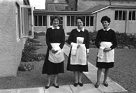 Washington Hotel, Nairn. Staff. Situated on Seafield Street its heydey was in the 1950s-60s. The building has now been turned into flats. *