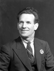 Frank G. Power,  Newfoundland F.U. He is wearing a  World War II Newfoundland Forestry Unit, 3rd Inverness Battalion, Scottish Home Guard Badge. These silver plated badges, worn in the field service cap or as mufti lapel badge are now very rare. See also 38350_earles. 