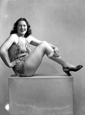 Miss Gibb, Lochalsh Road. Bathing contest.