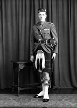 Captain Dask (?), Fort George, Seaforth Highlanders. 