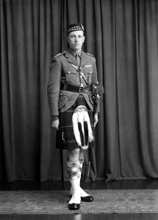 Captain Dask (?), Fort George, Seaforth Highlanders. 