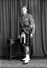 Captain Dask (?), Fort George, Seaforth Highlanders. 