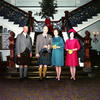 Matheson - Martin wedding. December, Station Hotel (now the Royal Highland Hotel), Inverness.  ~