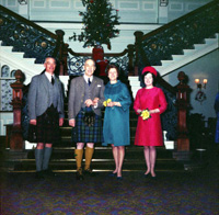 Matheson - Martin wedding. December, Station Hotel (now the Royal Highland Hotel), Inverness.  ~