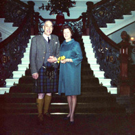 Matheson - Martin wedding. December, Station Hotel (now the Royal Highland Hotel), Inverness.  ~