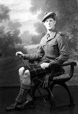 Lt MacLeod, Stratton House. Major Jock K. McLeod as a subaltern officer c1950. He served in the Seaforth Highlanders 1949-1961, and was well known as a Trans-Atlantic sailor.