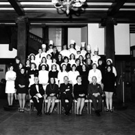 Catering school group photograph. #